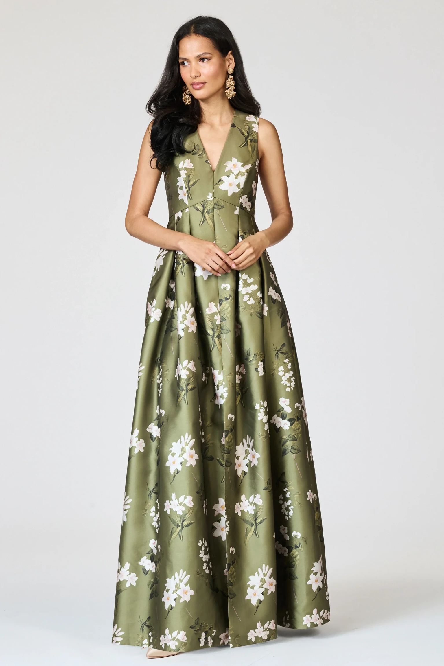 Photo of Model wearing a mother of the bride dress