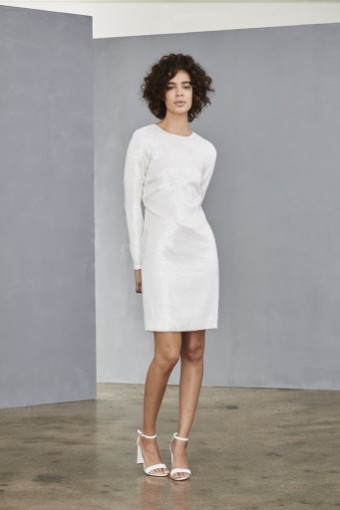Amsale Little White Dress LW130 #0 default thumbnail
