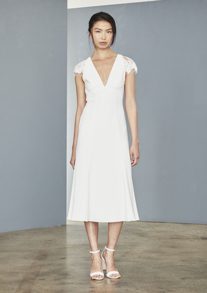 Amsale Little White Dress LW142 #0 default thumbnail