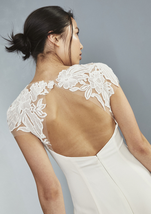 Amsale Little White Dress LW142 #1 thumbnail