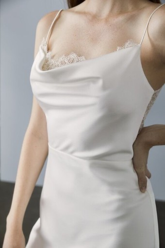 Amsale Little White Dress LW174 #1 thumbnail
