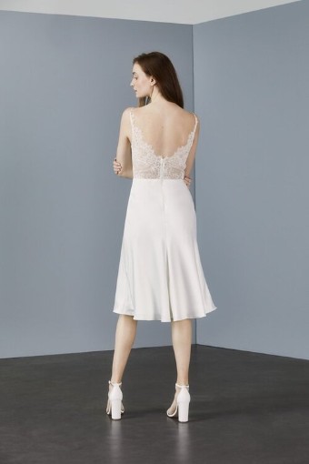 Amsale Little White Dress LW174 #2 thumbnail