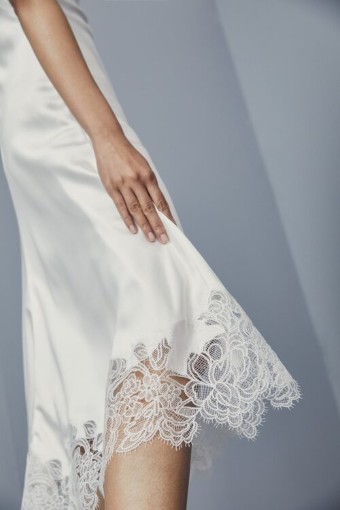 Amsale Little White Dress LW167 #2 thumbnail