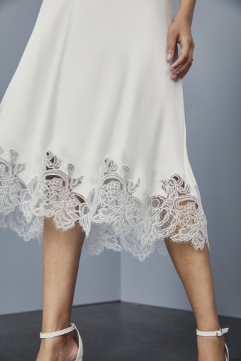 Amsale Little White Dress LW167 #3 thumbnail