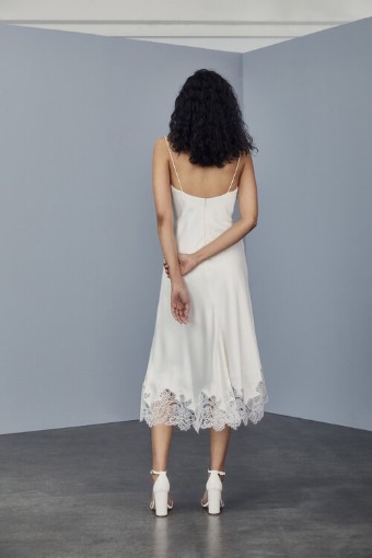 Amsale Little White Dress LW167 #4 thumbnail