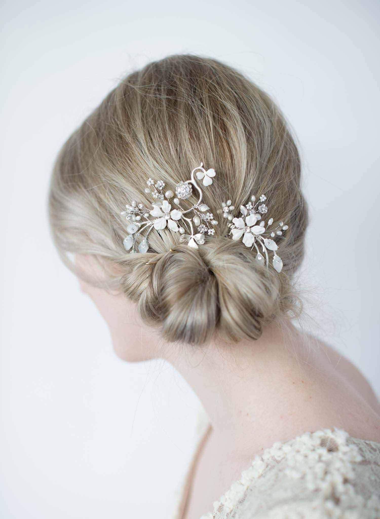 Twigs & Honeys Bridal Earrings & Hair outlet Pin Set