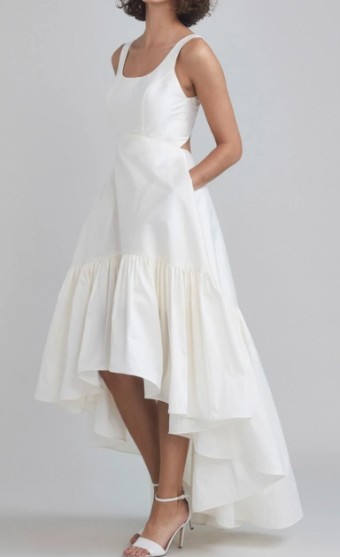 Amsale Little White Dress LW188 #0 default thumbnail