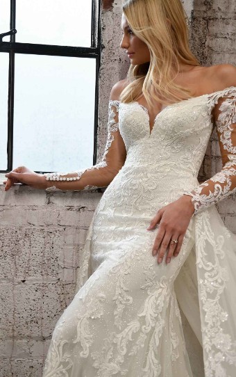 Martina Liana 1359 Dress & Overskirt #1 thumbnail