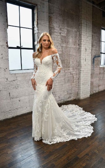 Martina Liana 1359 Dress & Overskirt #3 thumbnail