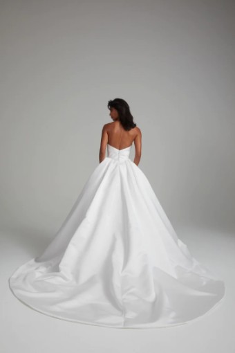 Amsale RHODES | A840 #3 Silk White thumbnail