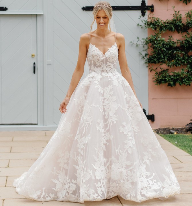 Monique Lhuillier Unveiled Bridal Collection MAEVE GOWN Unveiled