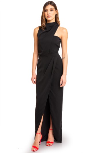 Black Halo FLOELLA GOWN | 6355038 #0 Black thumbnail