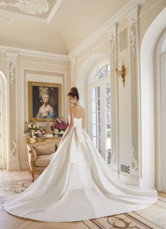 Sareh Nouri YOURS FOREVER GOWN & BOW #1 Ivory thumbnail