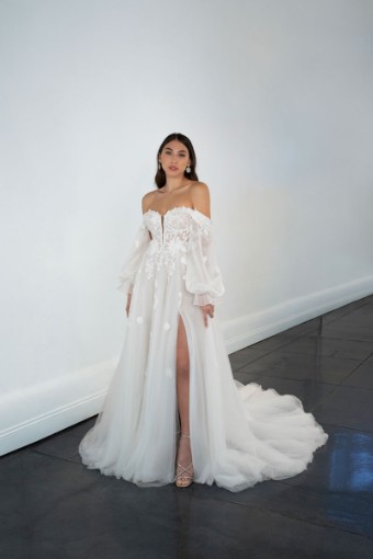 Martina Liana 1593 | DRESS & SLEEVES #0 Ivory thumbnail