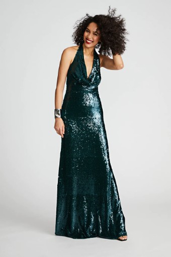 Halston TOVA GOWN | 10110952 #1 Atlantic thumbnail