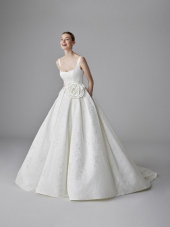 Pronovias Julian #0 Off White Jacquard thumbnail