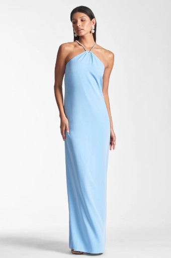 Sachin and Bobi BECCA GOWN | T221D55 #0 Chambray Blue thumbnail
