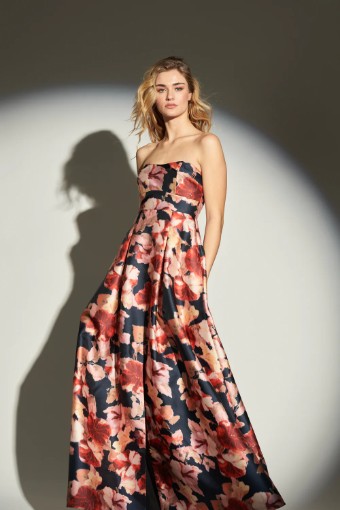 Sachin and Bobi GIOVANNA GOWN F241G04 #0 Bedford Bouquet thumbnail