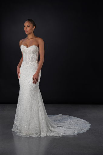 Martina Liana 1860 #2 (IV-IV) Ivory Lace and Tulle over Ivory Gown thumbnail