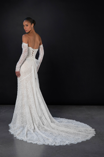 Martina Liana 1860 #1 (IV-IV) Ivory Lace and Tulle over Ivory Gown thumbnail