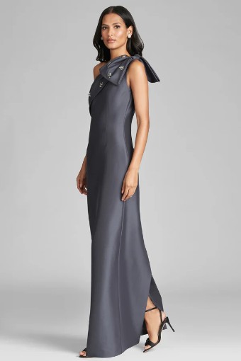 Sachin and Bobi OLIVIA GOWN #0 Charcoal thumbnail