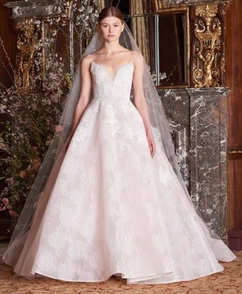 Monique Lhuillier Helena #0 Silk White thumbnail