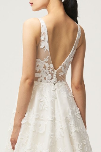 Jenny Yoo LELA (1861B) #2 Ivory/Ivory thumbnail