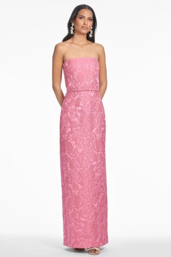 Sachin and Bobi Sophia Gown #0 Rose Pink thumbnail