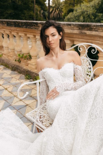 Monique Lhuillier Viviana #0 Ivory/Silk* thumbnail
