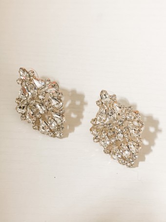 Paris Hat and Veil by Debra Moreland SETI'S JUBILEE EARRINGS #1 GOLD* thumbnail