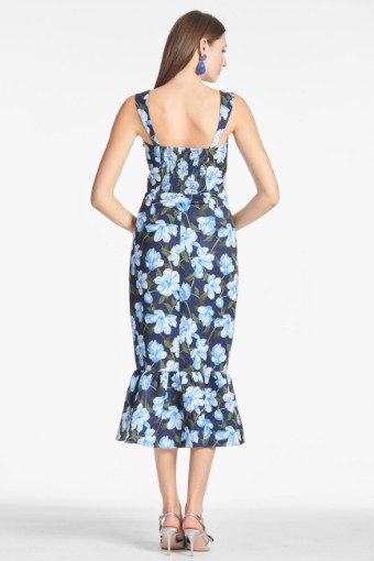 Sachin and Bobi Laura Dress #1 Ocean Blue/Magnolia thumbnail