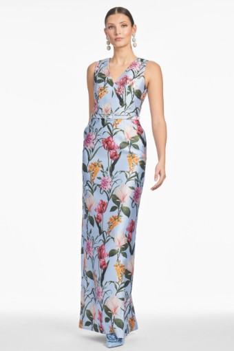 Sachin and Bobi ADELLYN GOWN #0 Glacial Blue Blossoms thumbnail