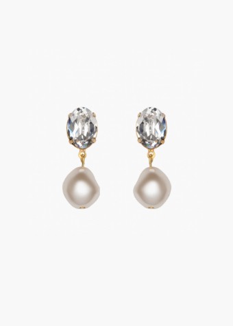 Jennifer Behr TUNIS EARRING 50RB50 #0 Crystal thumbnail