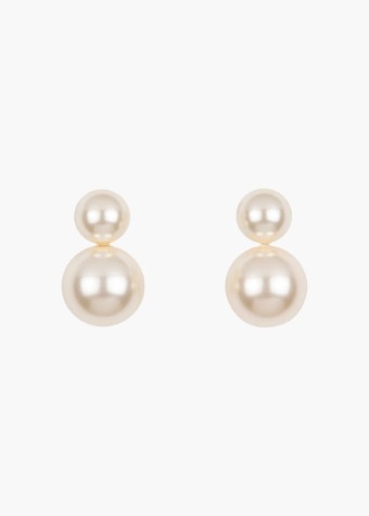 Jennifer Behr IRIS EARRING 76RA22 #0 Pearl thumbnail