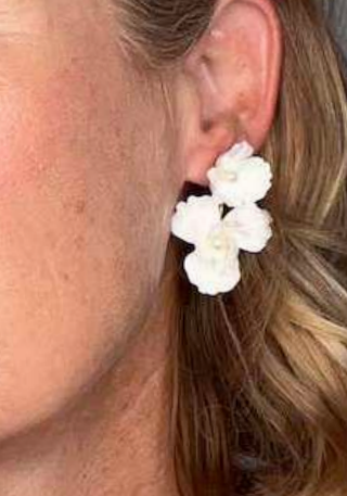 Jennifer Behr Briar Earrings #0 Cream thumbnail
