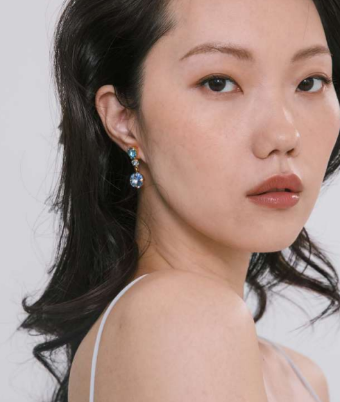 Jennifer Behr Trystan Earrings #0 Sky thumbnail
