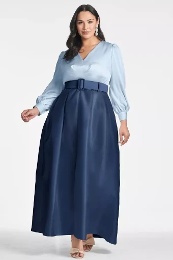 Sachin & Babi ZOE GOWN | R241G01 #1 Slate Navy thumbnail