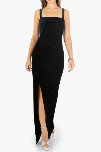 Black Halo Domino Gown #0 Black thumbnail