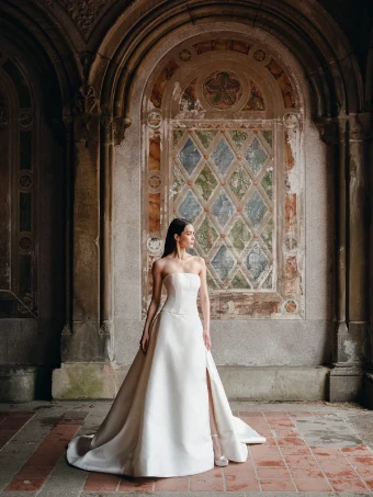 Bliss Monique Lhuillier BL26105 #0 Silk White thumbnail