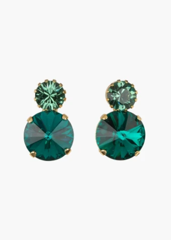 Jennifer Behr Myrla Earrings #0 Emerald thumbnail