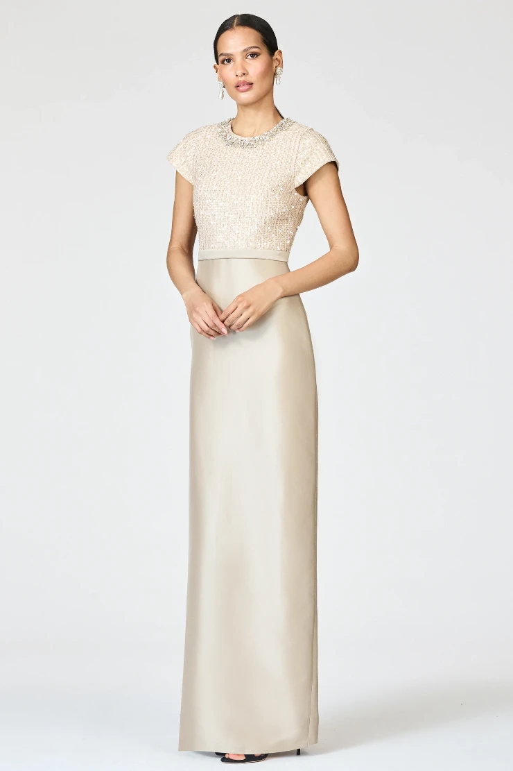 sachin & babi isolde sequin maxi dress Sachin & Babi Colorblocked Sequined Midi Dress