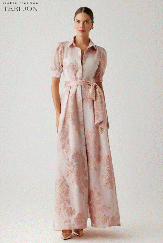 Teri Jon 266069 #0 Blush thumbnail