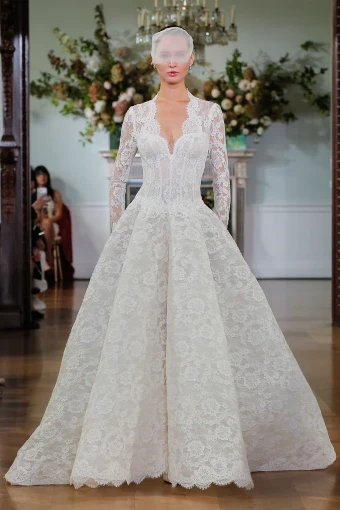 Monique Lhuillier DIVINITY #0 Ivory thumbnail
