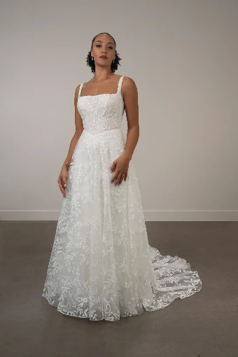 Martina Liana PA1460 #0 (IV-IV) Ivory Lace and Tulle over Ivory Gown thumbnail