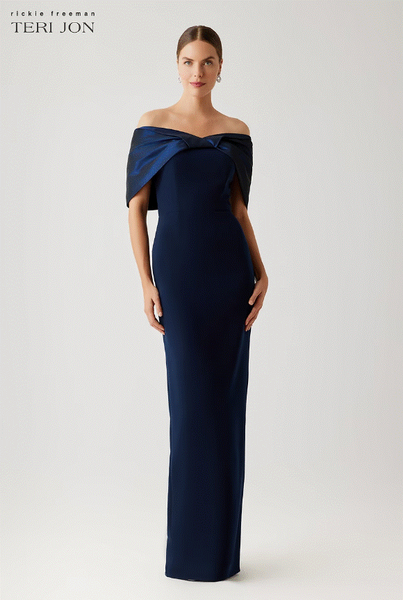 Teri Jon 267020 #0 Navy thumbnail